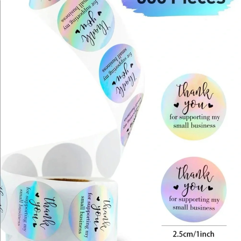 Thank you stickers